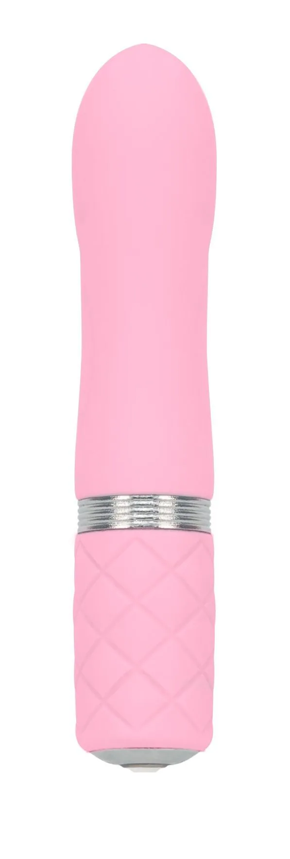 Розкішний вібратор PILLOW TALK - Flirty Pink з кристалом Swarovski, гнучка головка