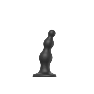 Насадка для страпона Strap-On-Me Dildo Plug Beads Black M