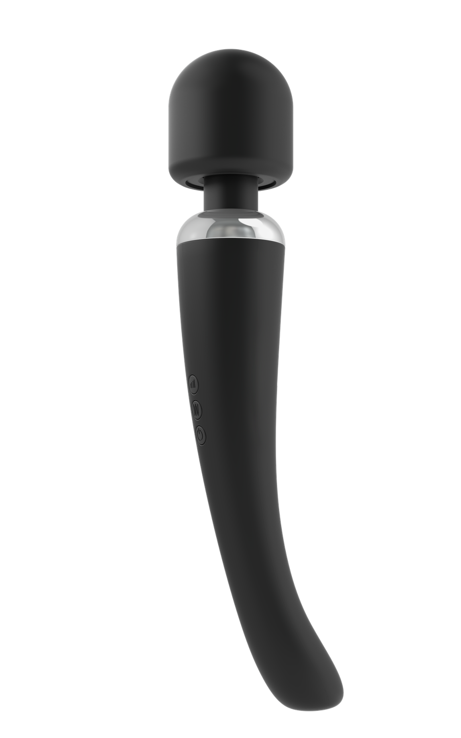 Мощный вибромассажер Dorcel Megawand Black перезаряжаемый, 160 режимов