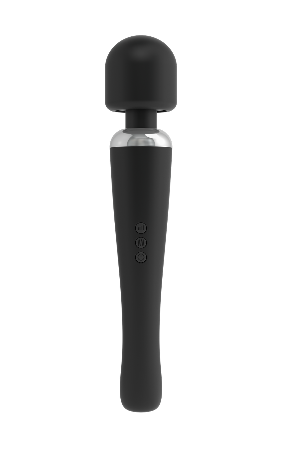 Мощный вибромассажер Dorcel Megawand Black перезаряжаемый, 160 режимов