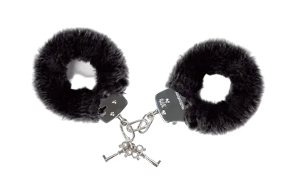 Наручники з плюшевим оздобленням Love To Love ATTACH ME Black
