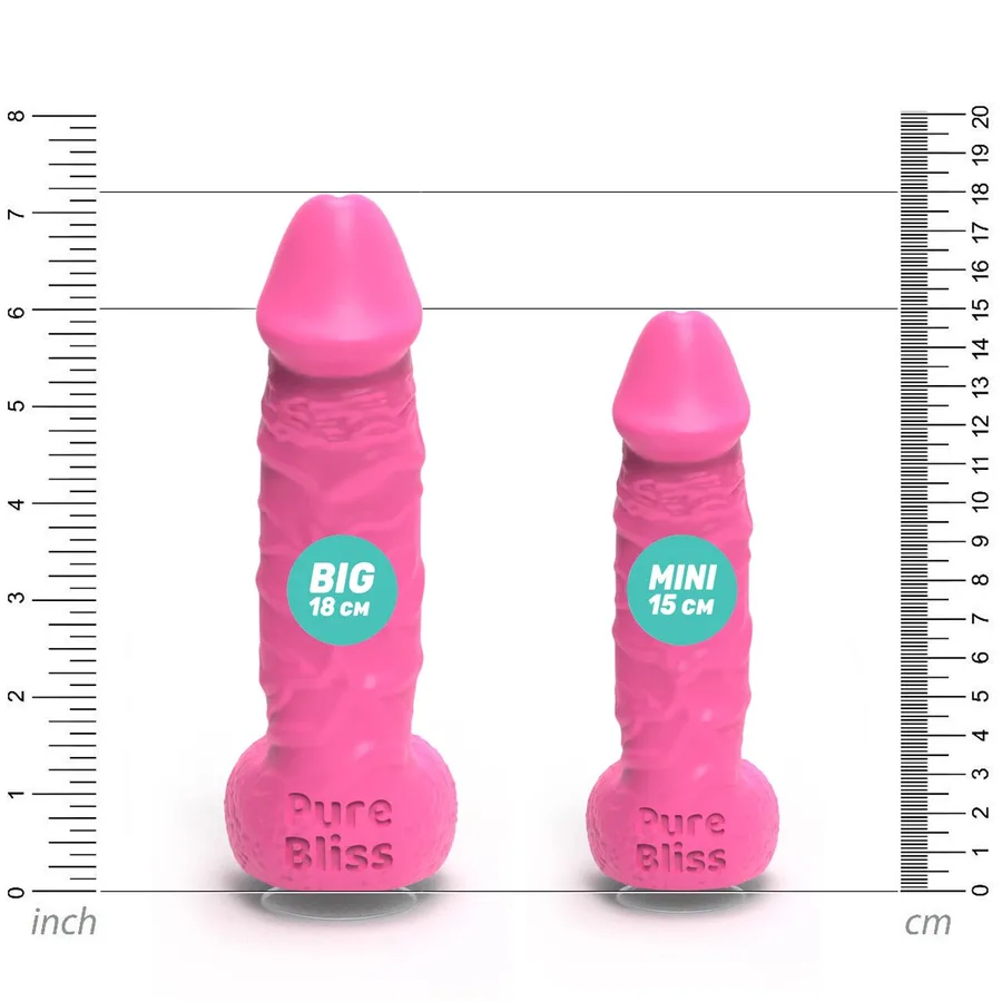 Мило у формі пеніса Pure Bliss BIG Pink, крафтове мило-член, натуральне