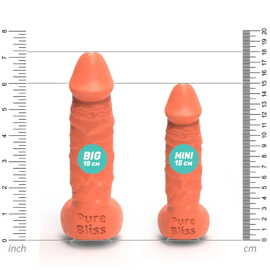 Мило у формі пеніса Pure Bliss BIG Coral, крафтове мило-член, натуральне