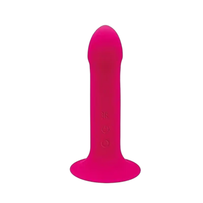 Двошаровий ділдо з вібрацією Adrien Lastic Hitsens 2 Pink, відмінно для страпона, макс діаметр 4 см,