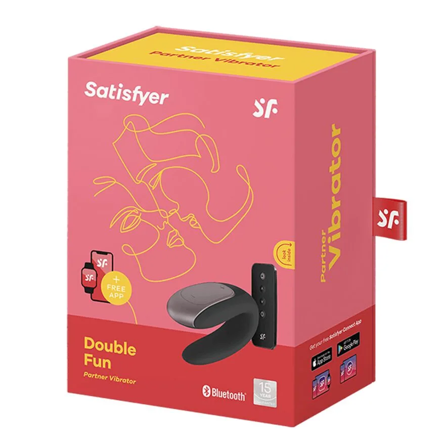 Смарт-вібратор для пар Satisfyer Double Fun (Black) з пультом ДК