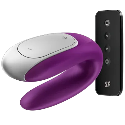 Смарт-вібратор для пар Satisfyer Double Fun (Violet) з пультом ДК