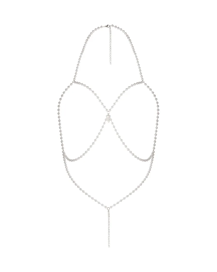 Прикраса на груди Obsessive Lyxa jewelry cupless bra