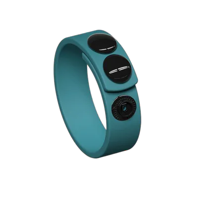 Регульоване ерекційне кільце на кнопках Love To Love HERO RING - TEAL ME