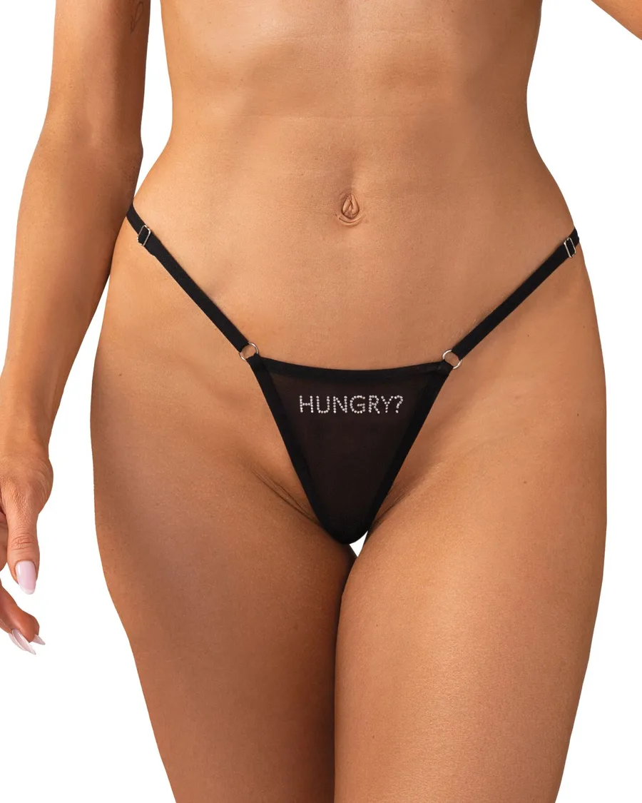 Трусики Obsessive Violami Hungry thong L/XL