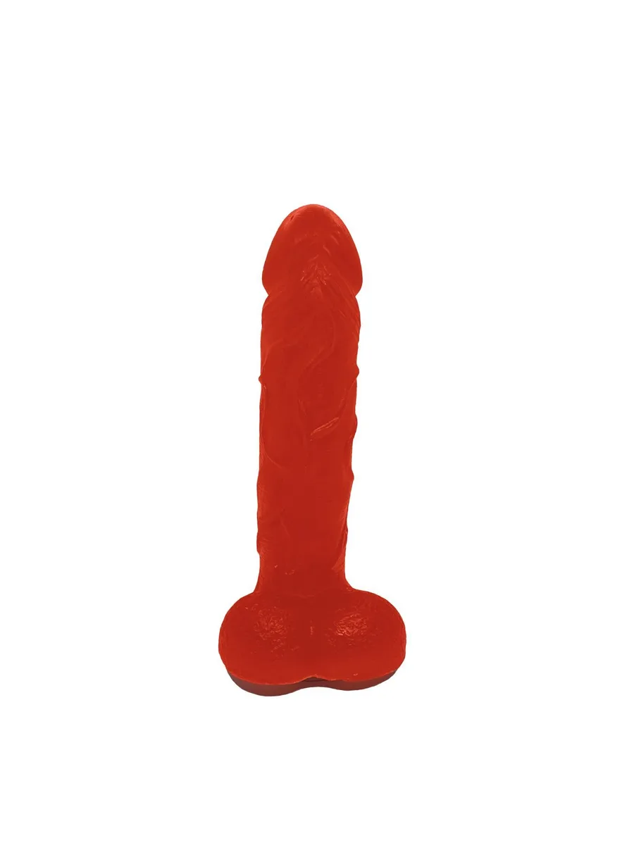 Мыло в форме пениса Чистий Кайф Red size L, крафтовое мыло-член, натуральное