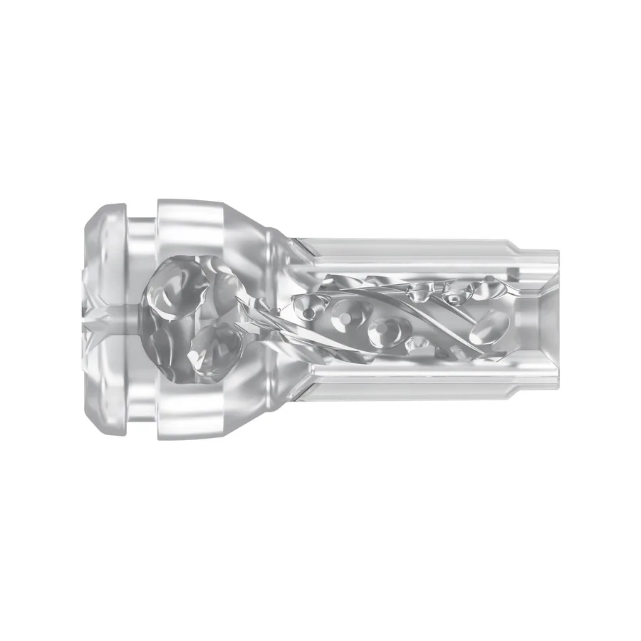 Мастурбатор Kiiroo Feel Pocket Crystal, совместим с интерактивной насадкой PowerBlow