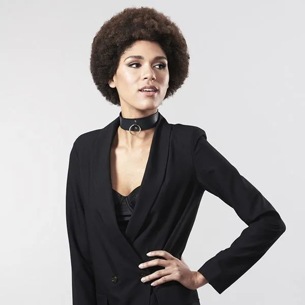 Чокер Bijoux Indiscrets MAZE – Wide Chocker Black