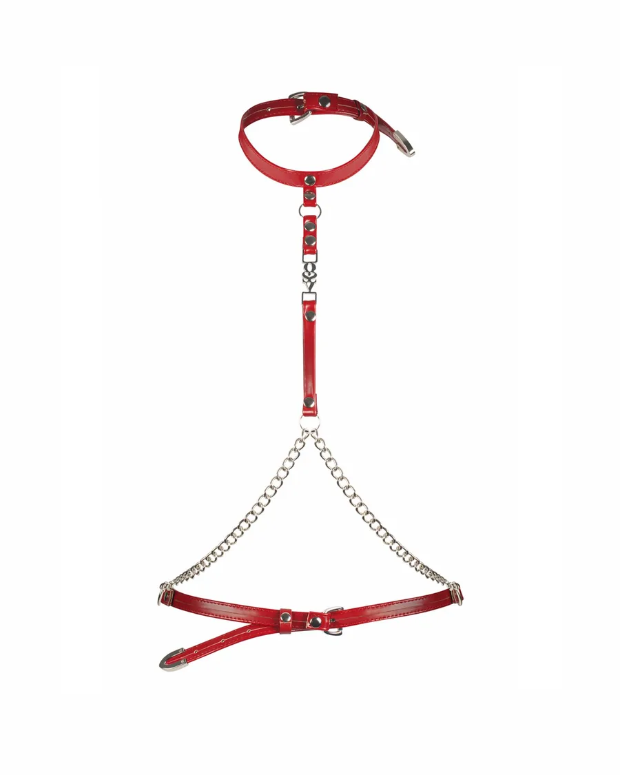 Портупея Obsessive Inferro harness top S/M/L