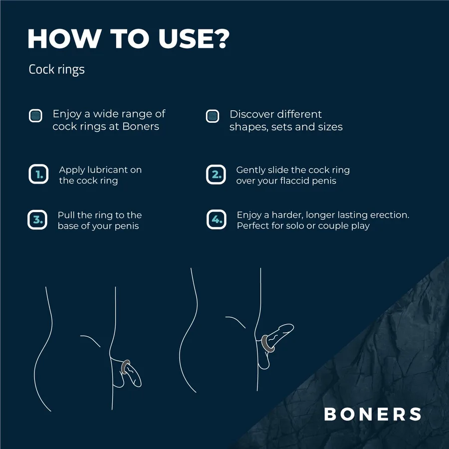 Ерекційне кільце Boners Ergo Cockring