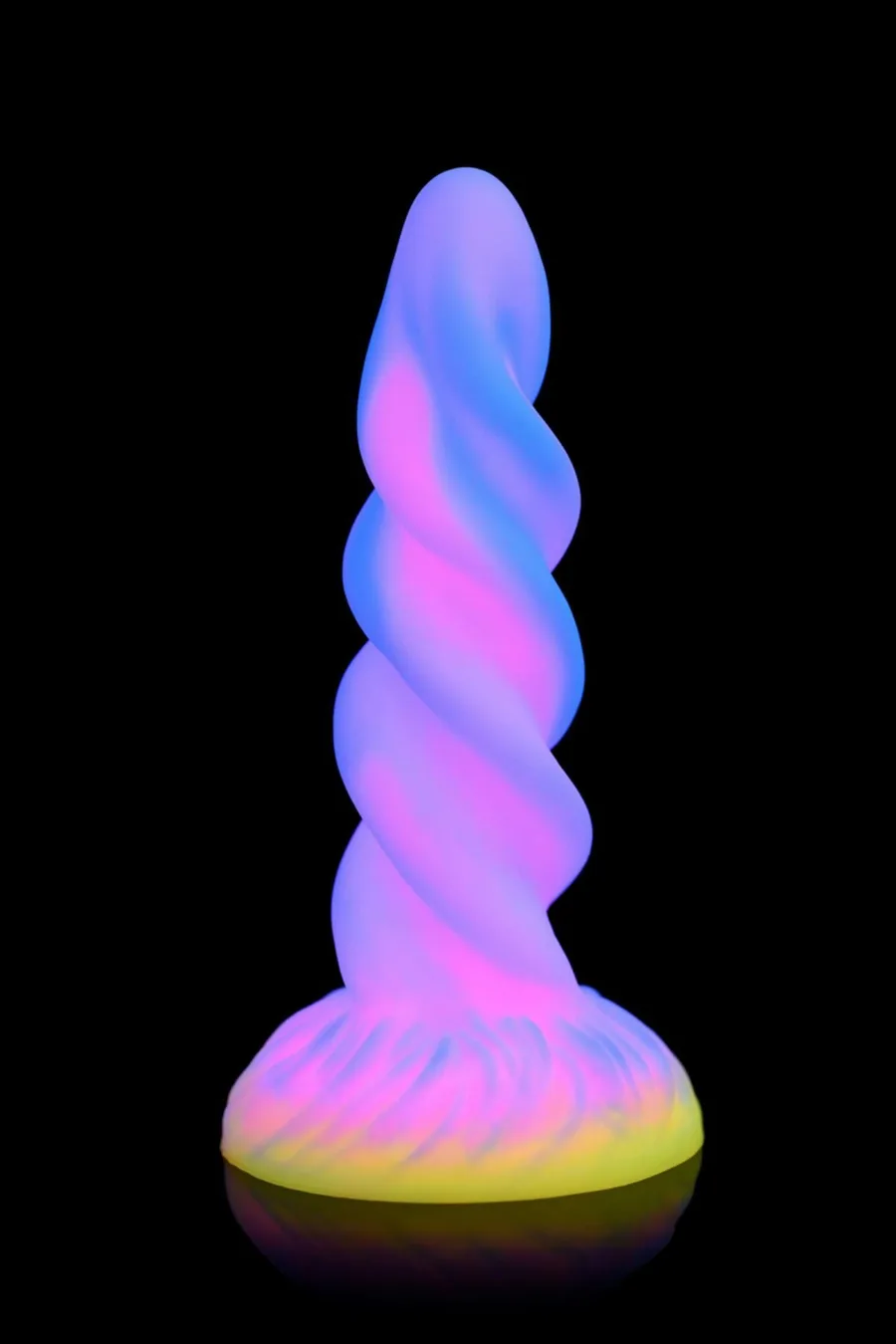 Фэнтезийный фаллоимитатор Creature Cocks Glow-in-the-Dark Unicorn Dildo, светится в темноте, 20,6 см