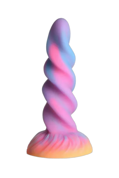 Фэнтезийный фаллоимитатор Creature Cocks Glow-in-the-Dark Unicorn Dildo, светится в темноте, 20,6 см