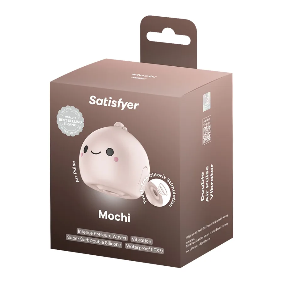 Вакуумний кліторальний стимулятор Satisfyer Mochi Beige