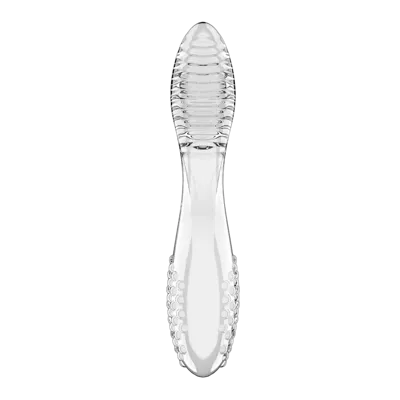 Двусторонний стеклянный дилдо Satisfyer Dazzling Crystal 2 Transparent