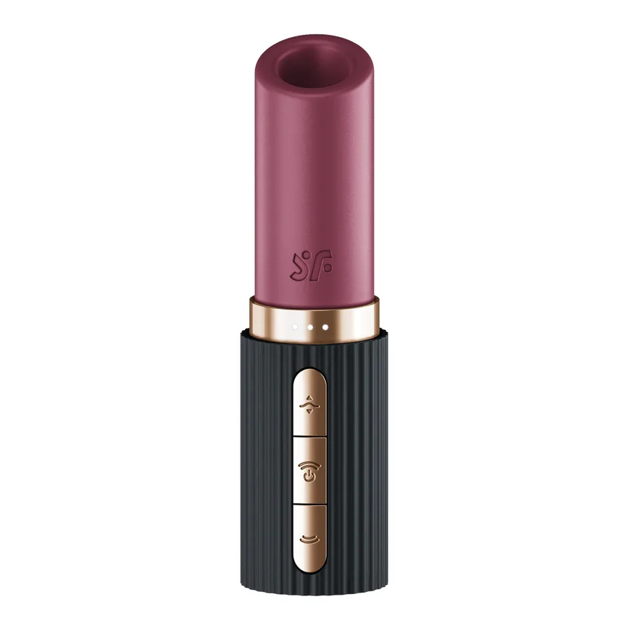 Вакуумний стимулятор Satisfyer Deep Kiss, магнітна технологія 3D Air Pulse, 30 режимів, кришечка