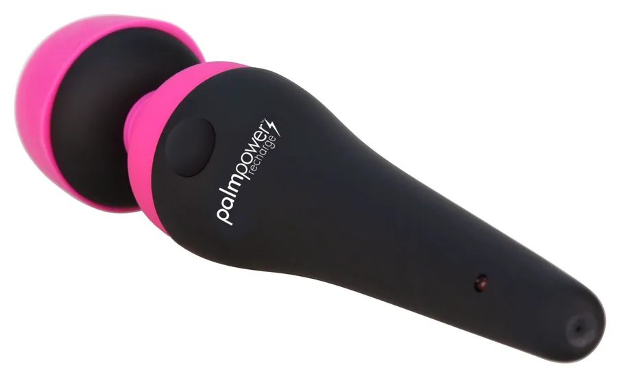 Вибромассажер PalmPower Recharge Pink, перезаряжаемый, гибкая головка, тревел-замок
