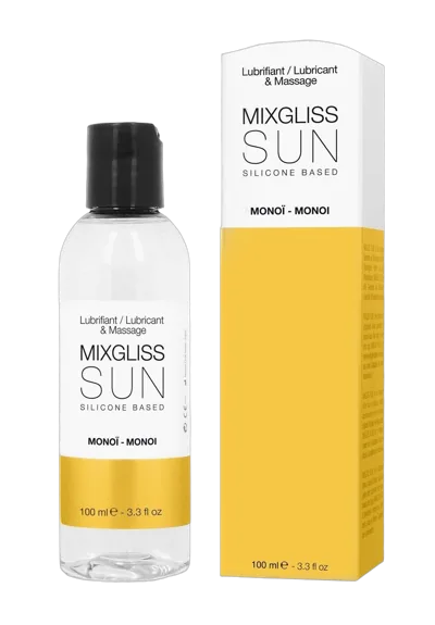 Лубрикант на силиконовой основе MixGliss SUN MONOI (100 мл) с ароматом масла монои