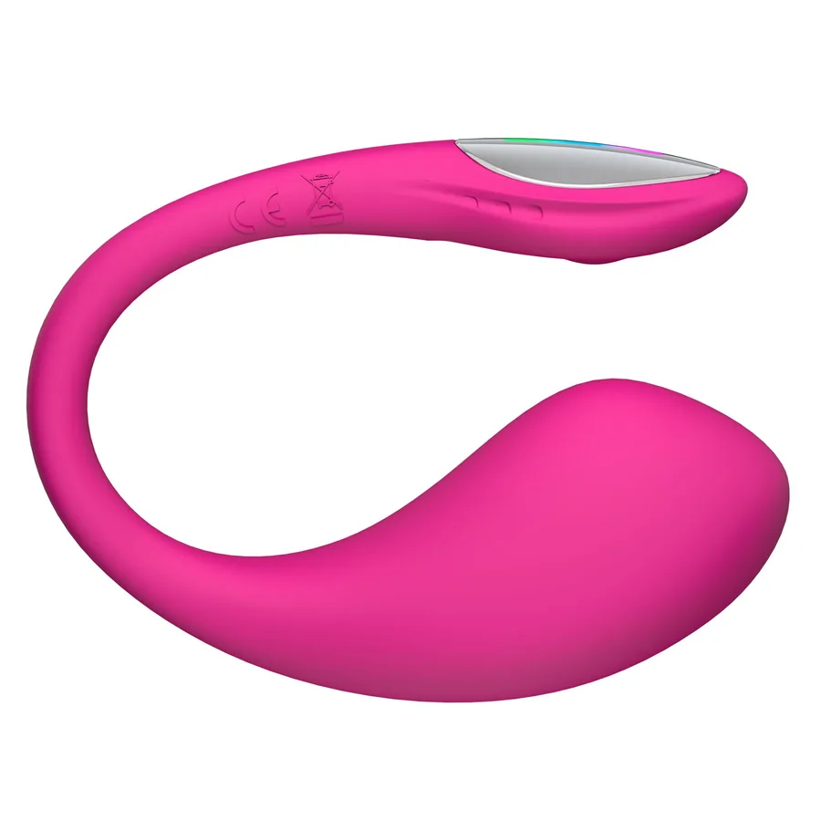 Смарт-віброяйце Lovense Lush 4, дуже потужне, швидке заряджання, LED-підсвічування