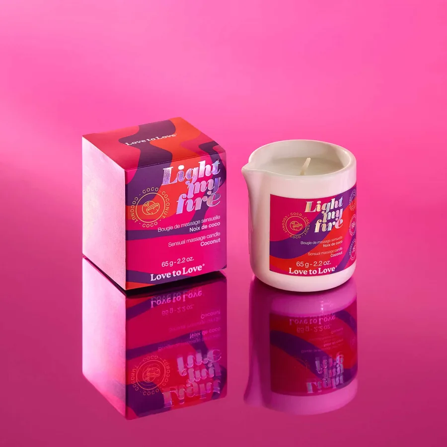 Массажная свеча Love To Love LIGHT MY FIRE Coconut (65 мл)