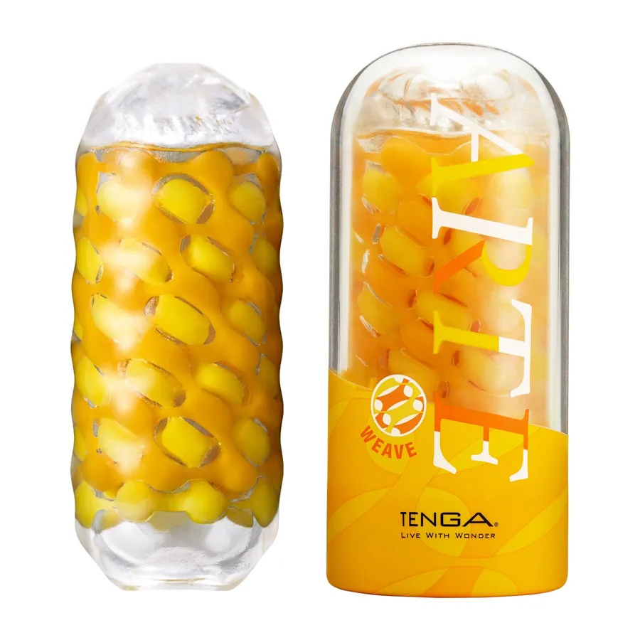 Мастурбатор Tenga ARTE WEAVE, с плотными вставками для стимуляции, плетеная текстура