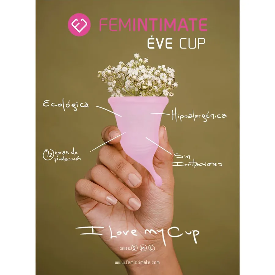 Менструальна чаша Femintimate Eve Cup New розмір M, об’єм — 35 мл, ергономічний дизайн