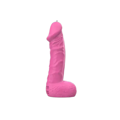 Свічка у вигляді члена Pure Bliss BIG Pink 18 см