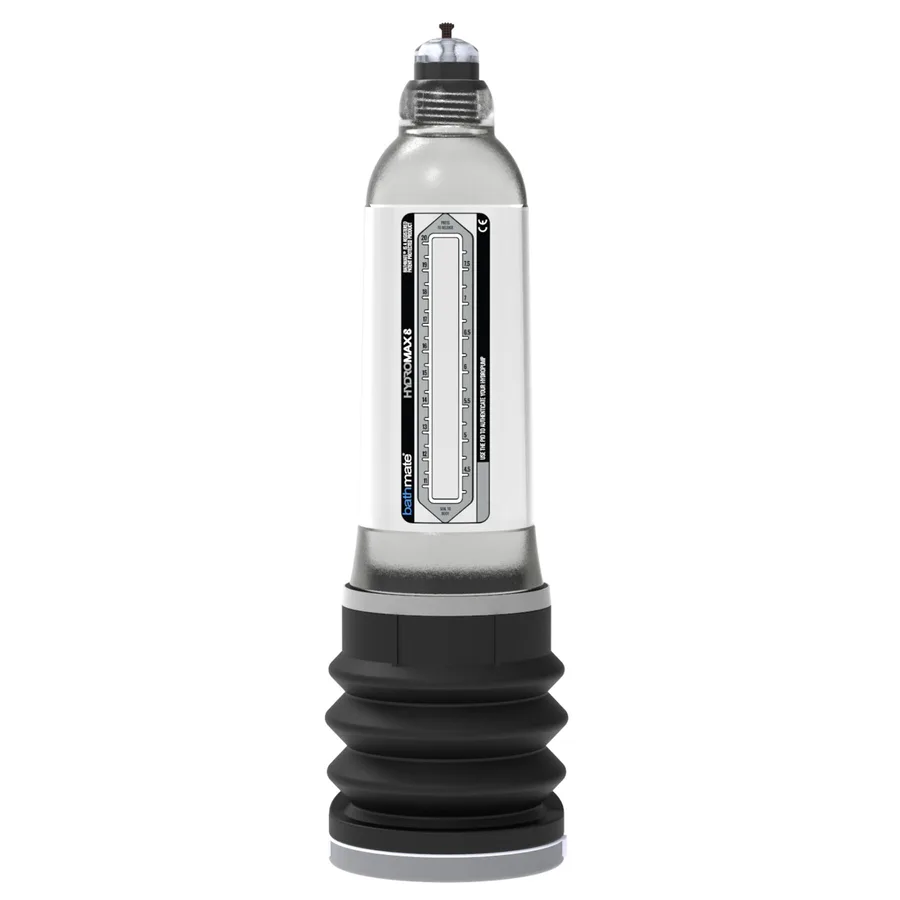 Гидропомпа Bathmate Hydromax 8 Clear, для члена длиной от 15 до 20 см, диаметр до 5,5 см