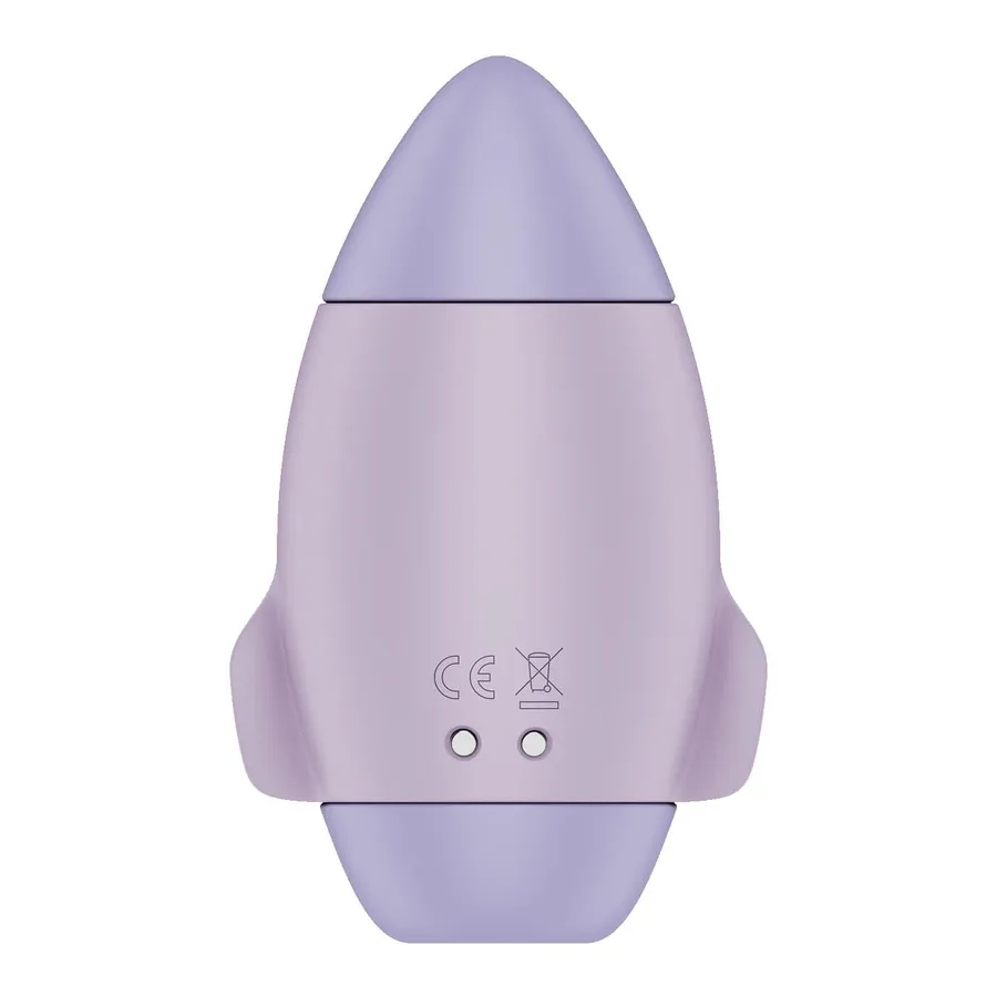Вакуумный стимулятор с вибрацией Satisfyer Mission Control Violet, 2 независимых мотора
