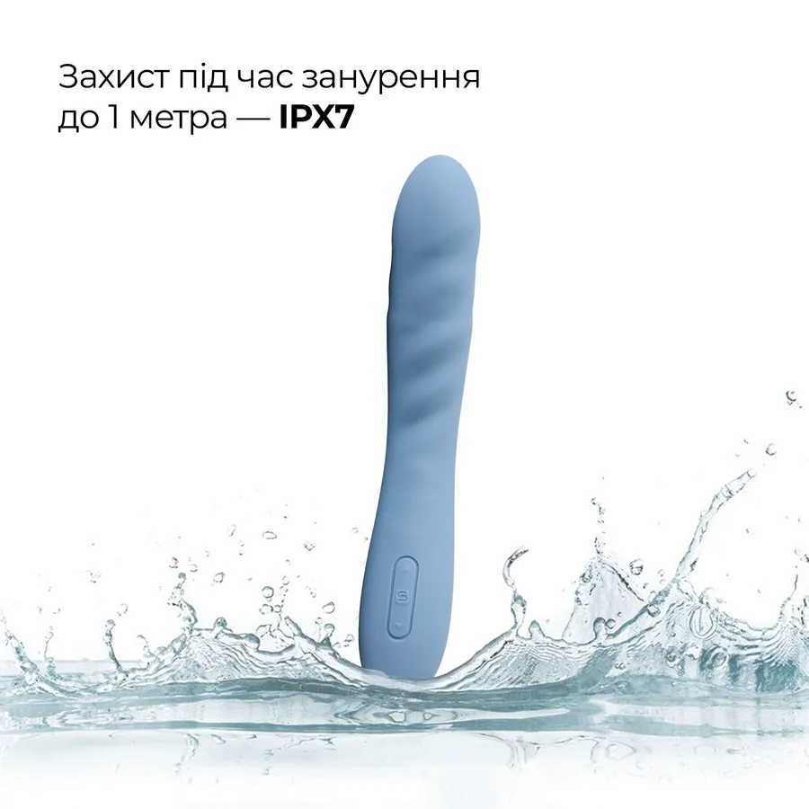 Смарт-вібратор з пульсацією Svakom Ava Neo Cornflower Blue, 15 режимів роботи, водонепроникний