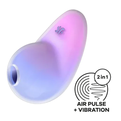Вакуумний стимулятор з вібрацією Satisfyer Pixie Dust Violet/Pink