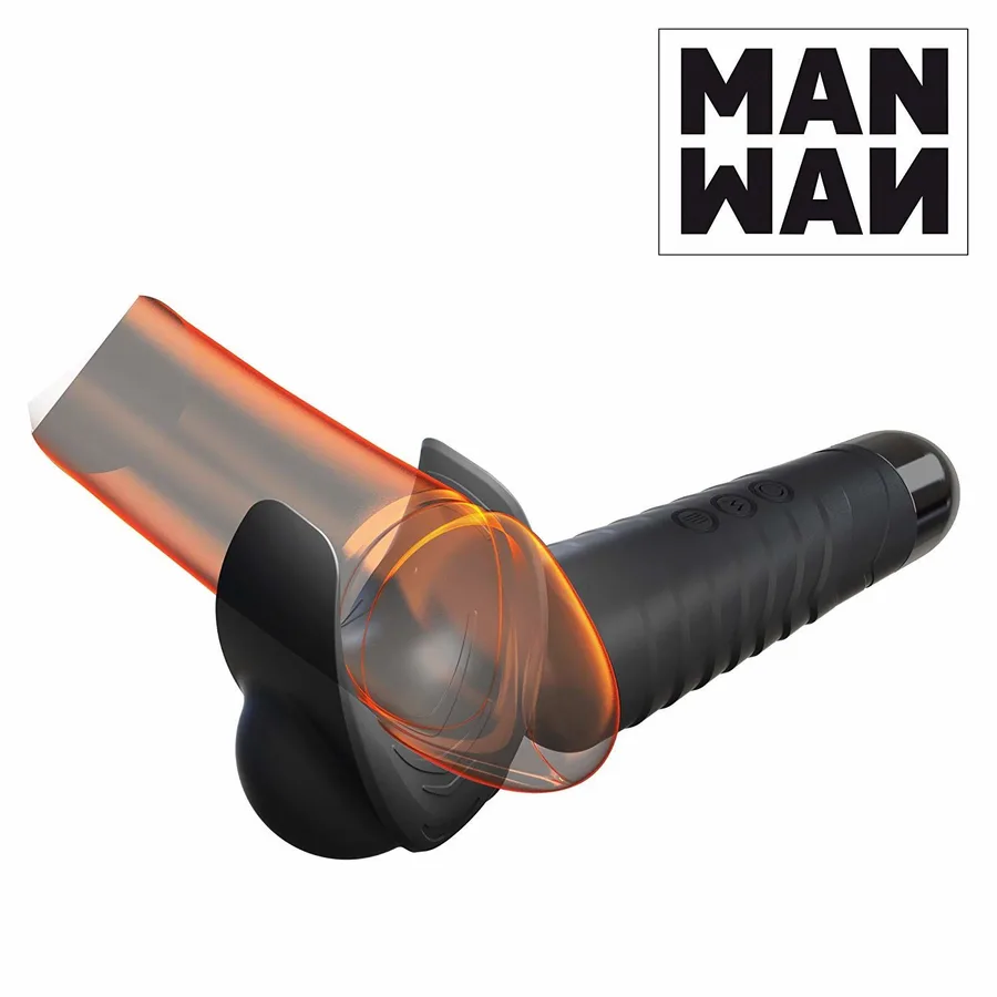 Мастурбатор-вибромассажер Manwan MAN.WAND, отлично для пар, вибро-минет, 20 режимов