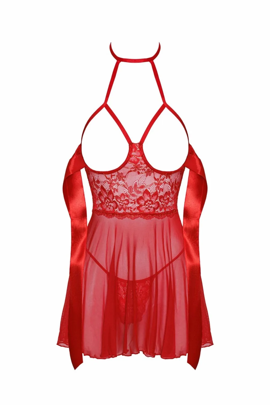 Беби-дол Kissable Sexy Kiss Babydoll Red L/XL