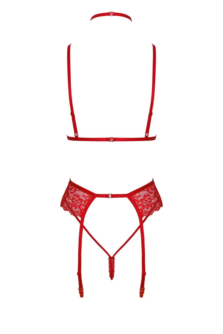 Комплект Kissable Bondage Kiss Set Red L/XL