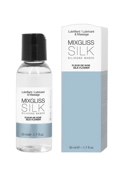 Лубрикант на силиконовой основе MixGliss SILK - FLEUR DE SOIE (50 мл) с цветочным ароматом