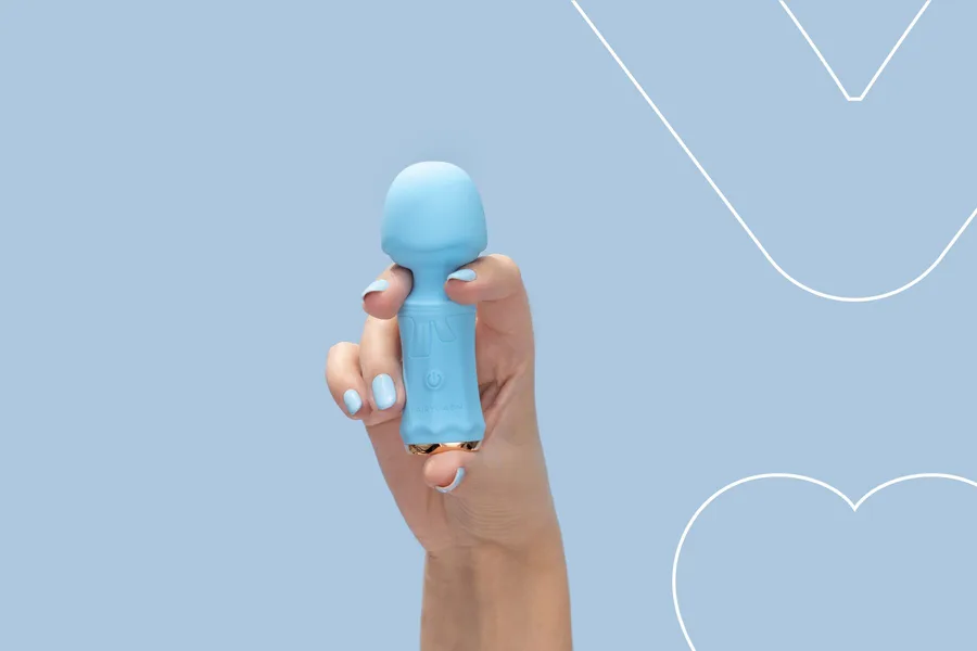 Мини-вибромассажер FairyGasm SecretFuntasy blue