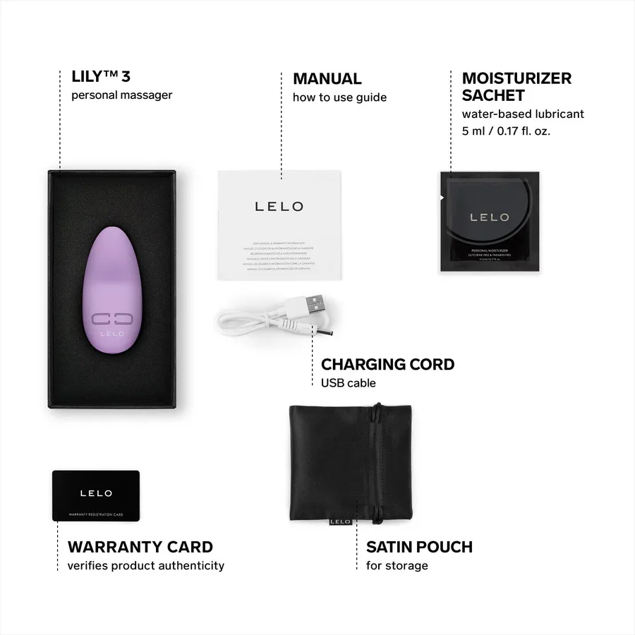 Мини-вибратор для клитора LELO Lily 3 Calm Lavender, 10 режимов, очень мощный