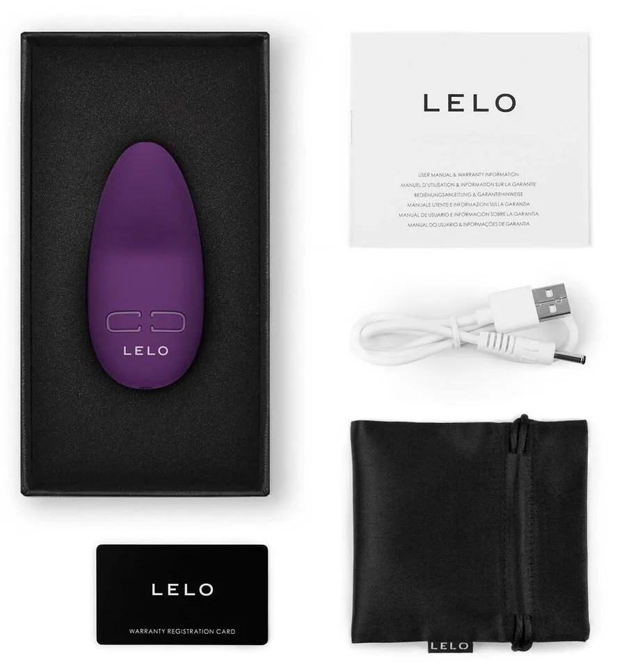 Мини-вибратор для клитора LELO Lily 3 Dark Plum, 10 режимов, очень мощный