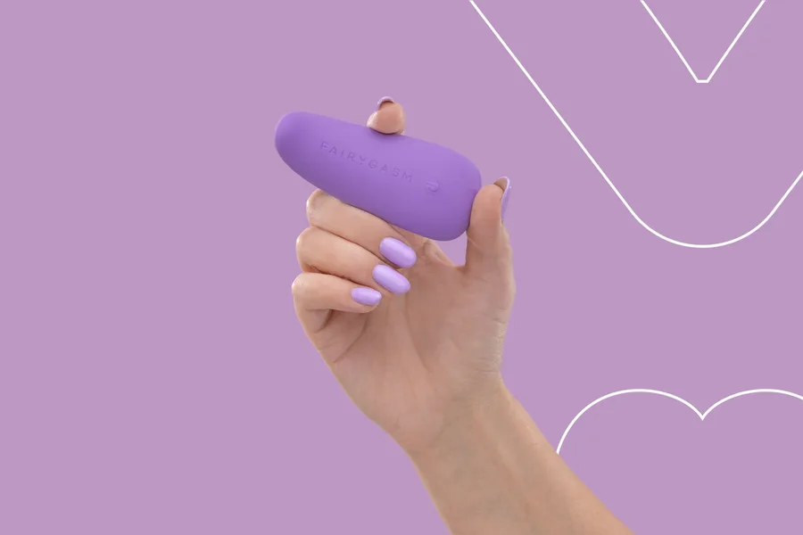 Вибратор-язычок FairyGasm ThrillLeaf violet