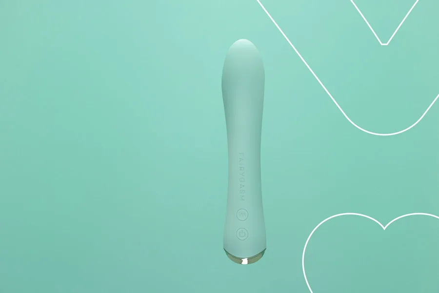 Вібратор з підігрівом FairyGasm WowGenie green, підігрів до 42 °C