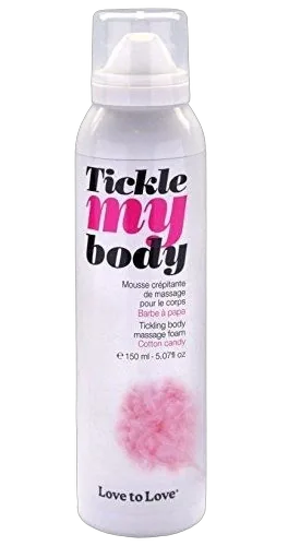 Массажная пена Love To Love TICKLE MY BODY Cotton candy (150 мл) увлажняющая