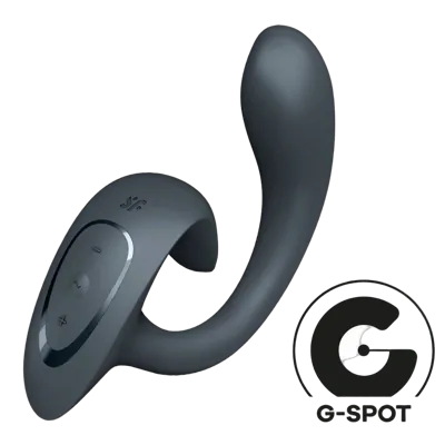 Вагінально-кліторальний вібратор Satisfyer G for Goddess 1 Dark Grey, 2 мотори