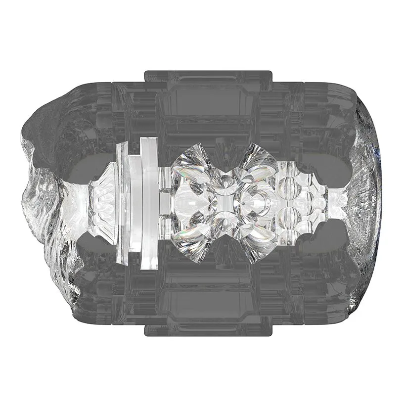 Двусторонний мастурбатор Fleshlight Quickshot Stoya, компактный, сквозной, со слепка вульвы и ануса порнозвезды