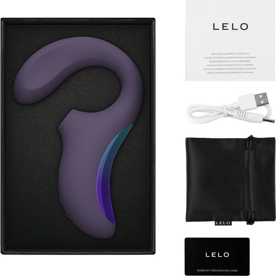 Клиторально-вагинальный звуковой стимулятор LELO Enigma WAVE Cyber Purple, 3 типа стимуляции