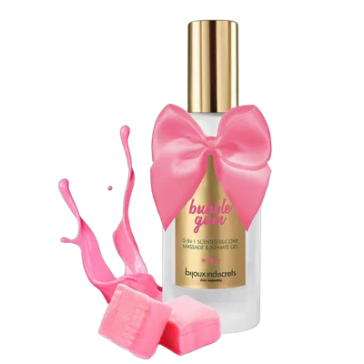 Лубрикант на силиконовой основе 2в1 Bijoux Indiscrets Bubblegum для секса и массажа