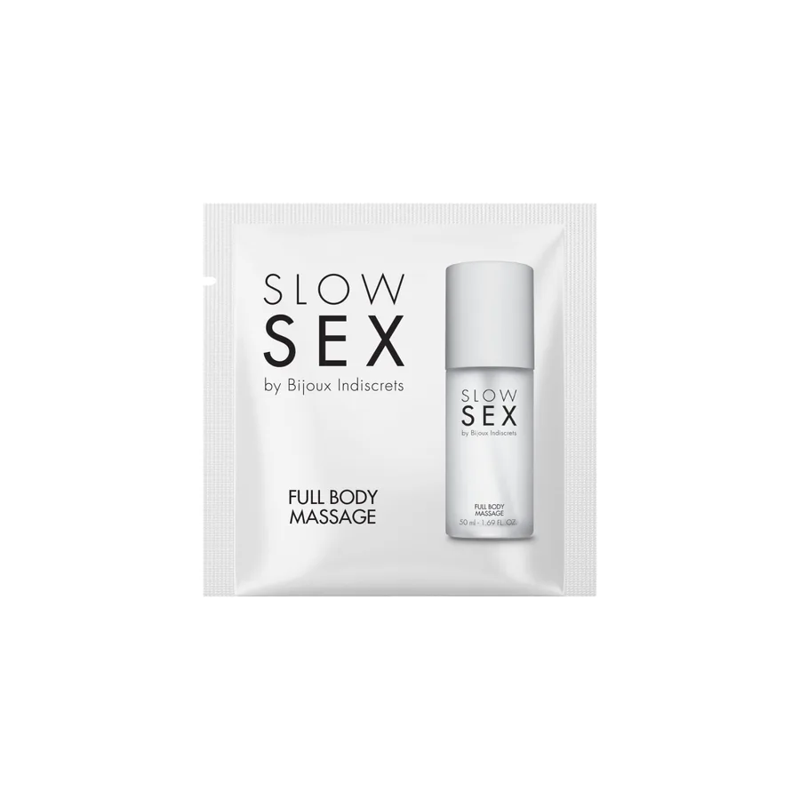 Пробник силиконового геля для массажа всего тела Bijoux Indiscrets Slow Sex Full body massage
