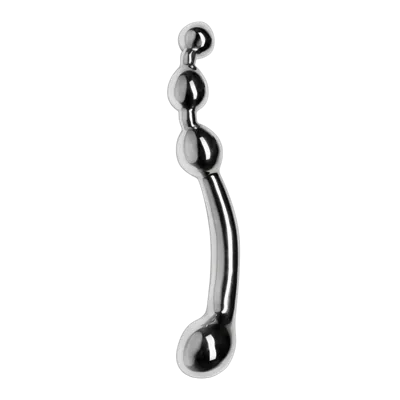 Анально-вагінальний стимулятор Sinner Gear Unbendable – Multi-Stim Pleasure Wand Metal Anal Dildo